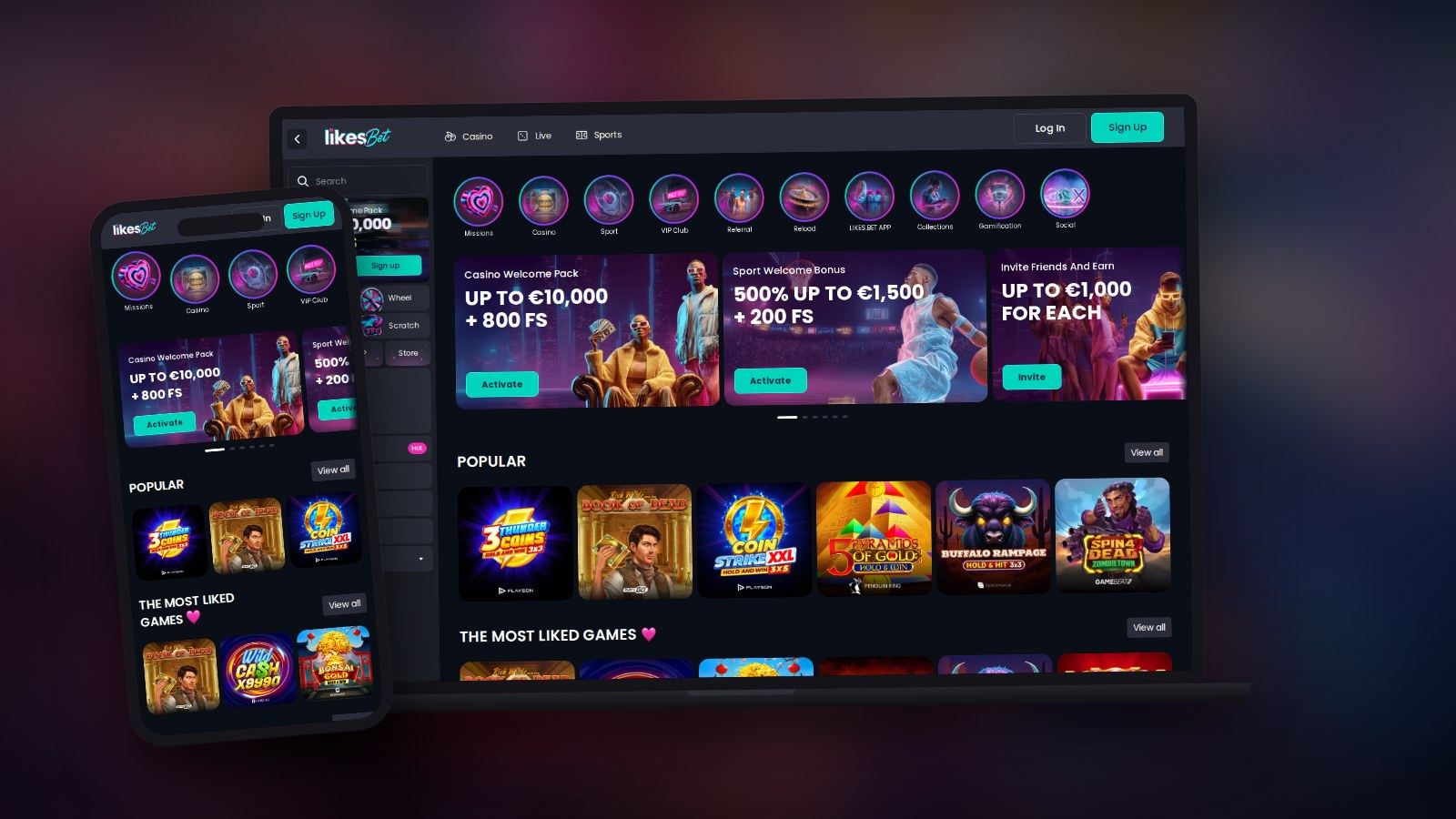 Zo speel je mobiel bij Likesbet in 4 stappen